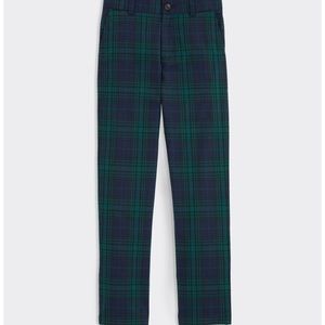 Vinyard Vines Boys green and navy plaid pants. Never worn. Size 18 (boys)